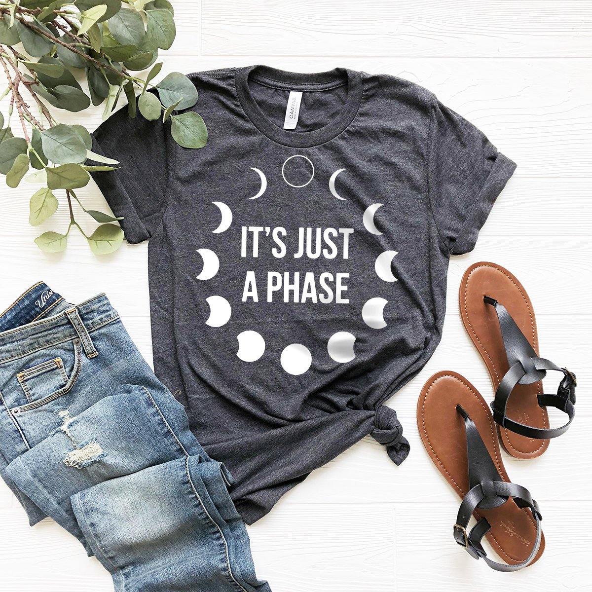 Funny Astrology Shirt, Moon Phases It's Just A Phase product image 2