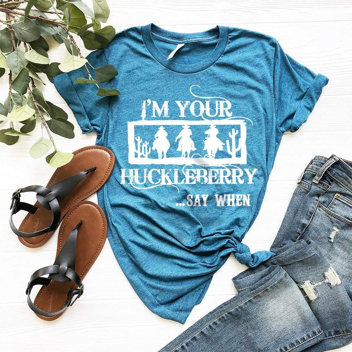 Cowboy Shirt, Country Girl I'm Your Huckleberry Day product image 5
