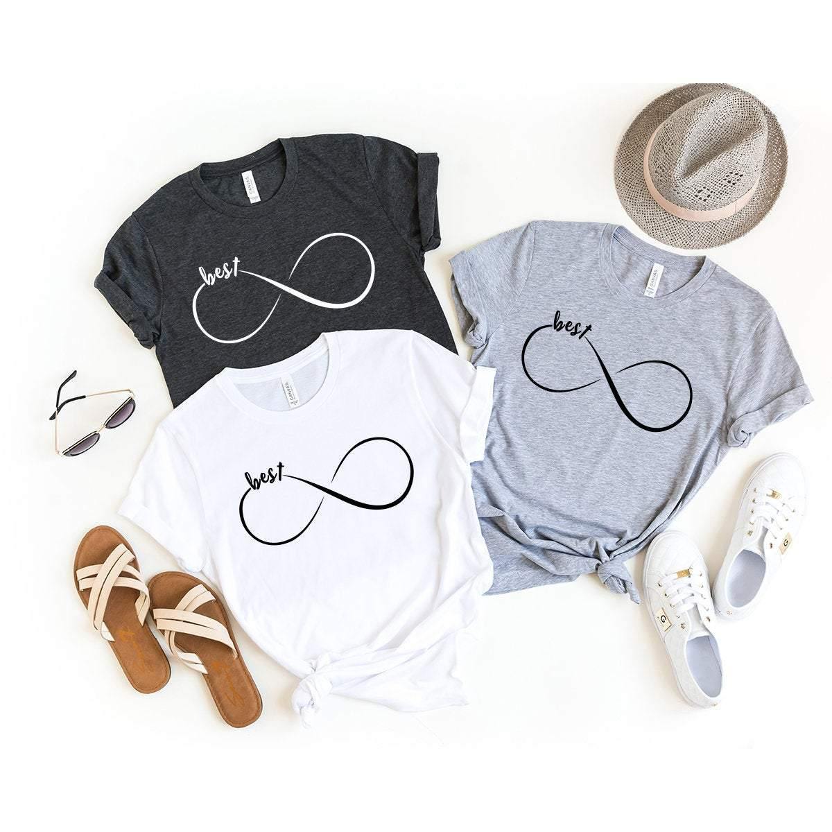 Bestie Shirt, Besties Birthday Gift, Infinite Best Friends product image 5
