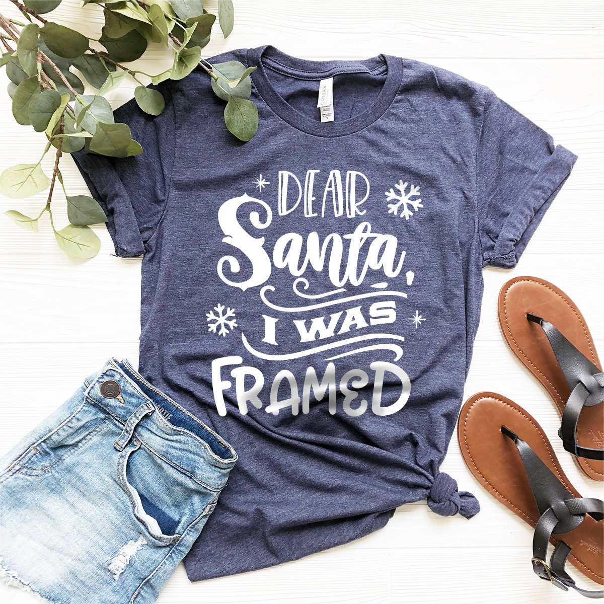 Christmas Holiday Shirts, Santa Claus Dear I Was Framed product image 2