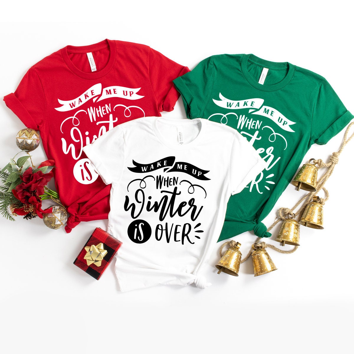 Wake Me Up When Winter Is Over T-Shirt, Hater Funny product image 4