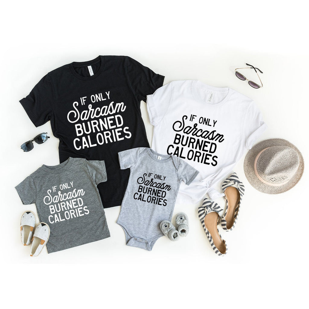 Sarcastic Slogan Shirt, Sarcasm Burned Calories T-Shirt product image 2