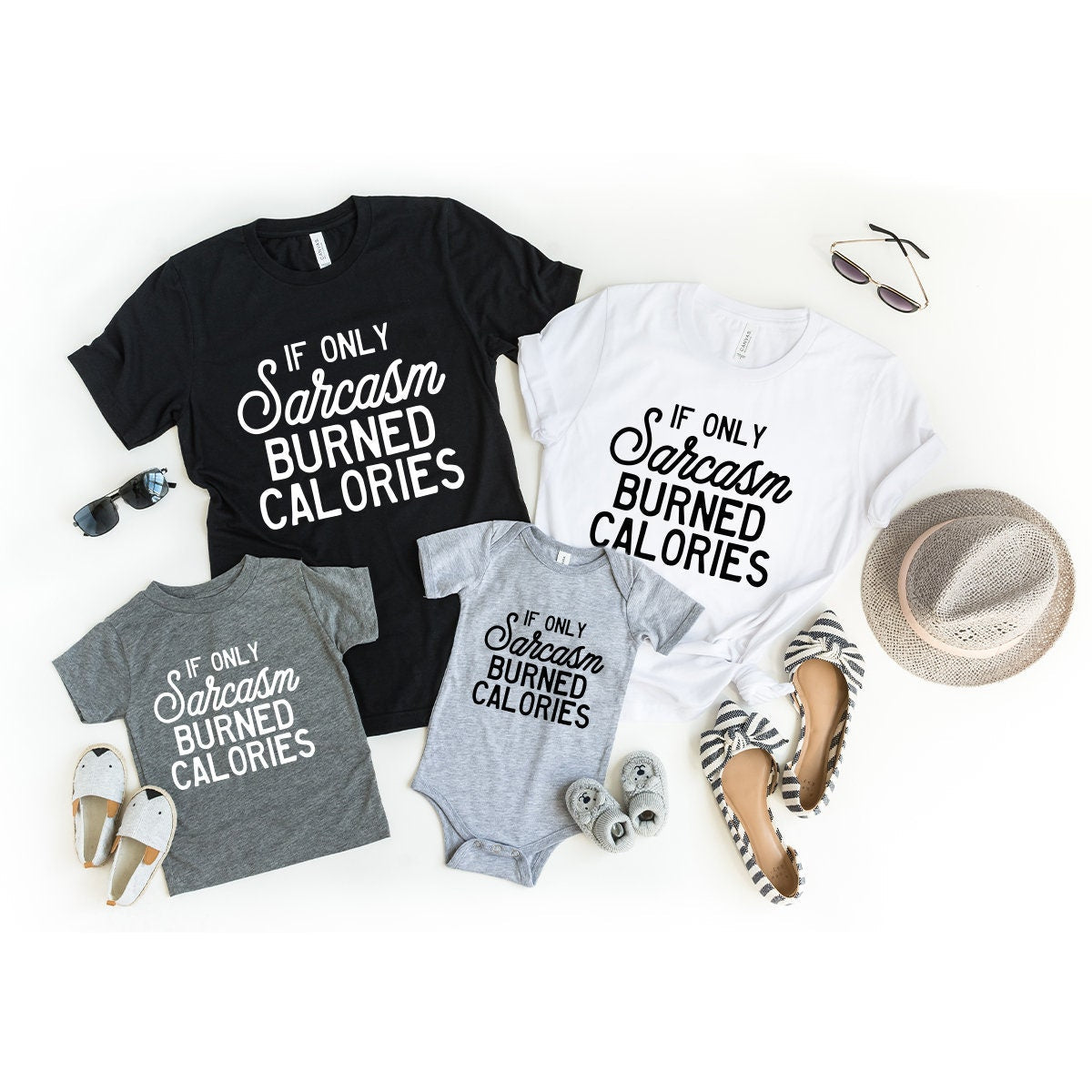 Sarcastic Slogan Shirt, Sarcasm Burned Calories T-Shirt product image 2