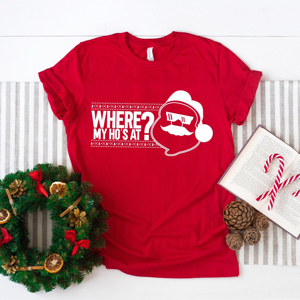Funny Santa shirt, Christmas Holiday Gift Graphic Tee product image 1