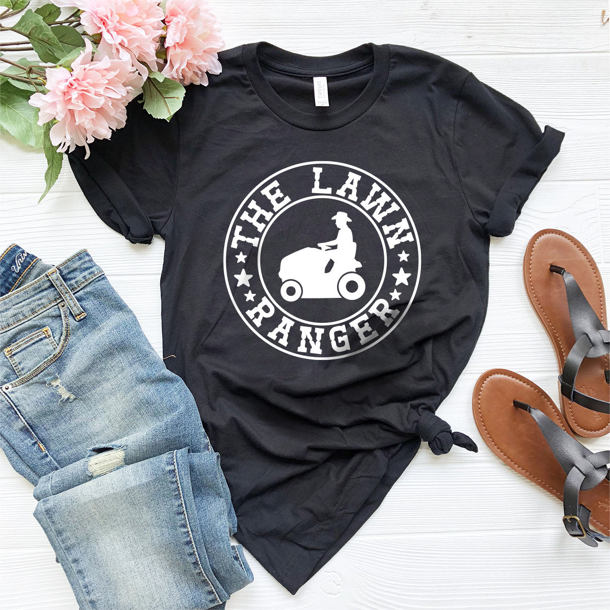 Farmer Dad Gift, Life Shirt, Lawn Mower T-Shirt, Tee product image 3