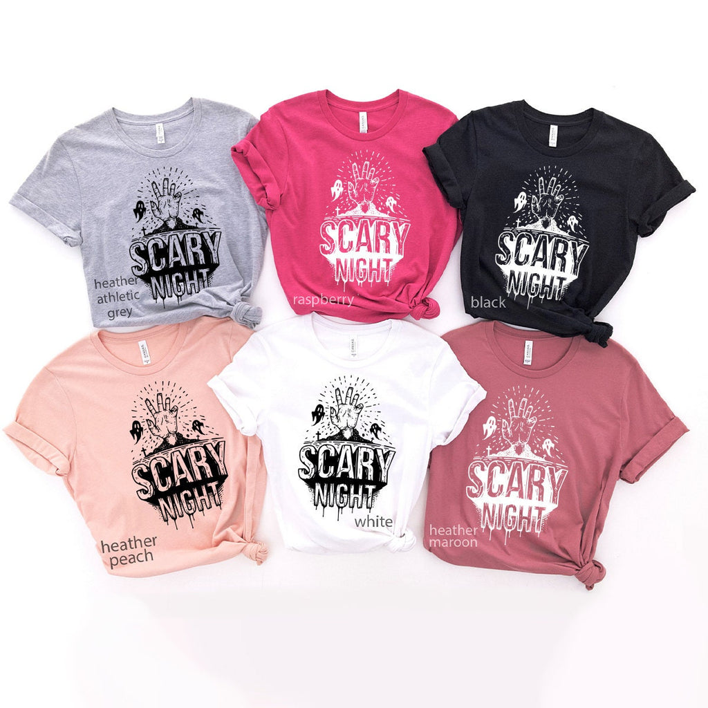 Scary Night, Halloween Gift, 2022 shirt, Funny Fall Spooky product image 4