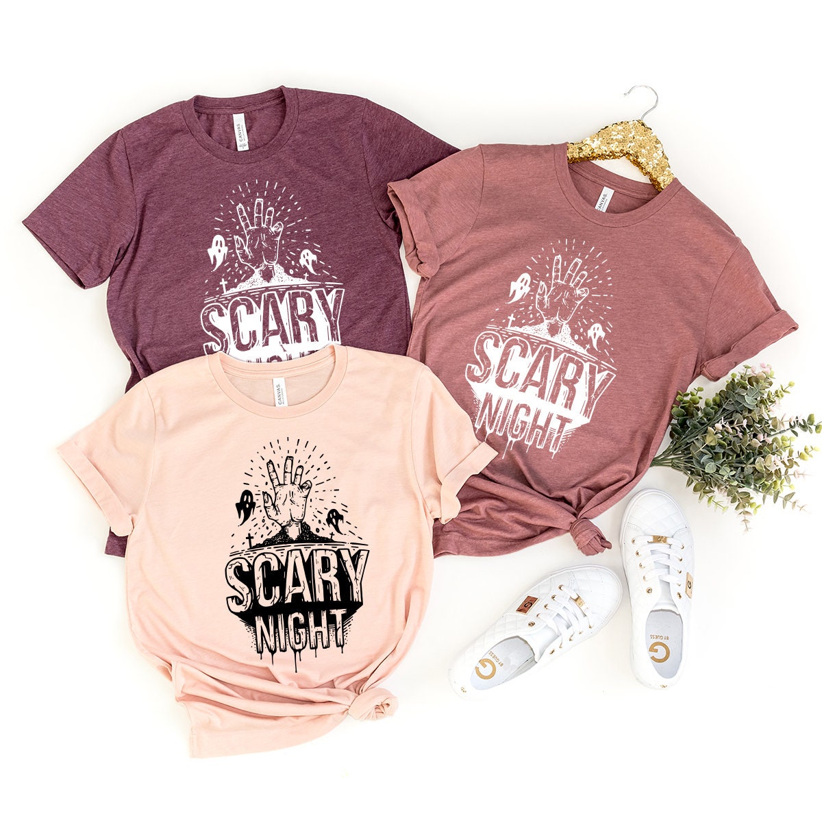 Scary Night, Halloween Gift, 2022 shirt, Funny Fall Spooky product image 5