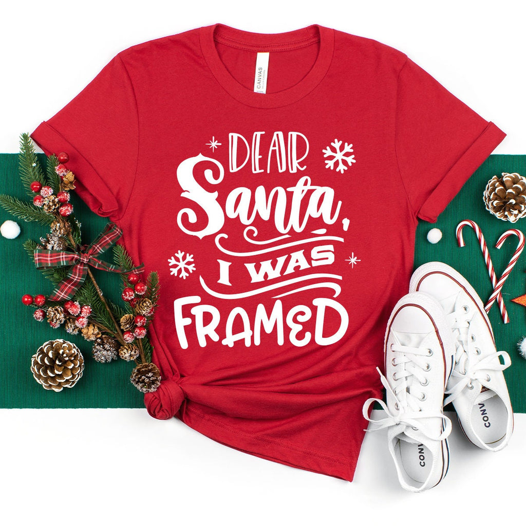 Christmas Holiday Shirts, Santa Claus Dear I Was Framed product image 1