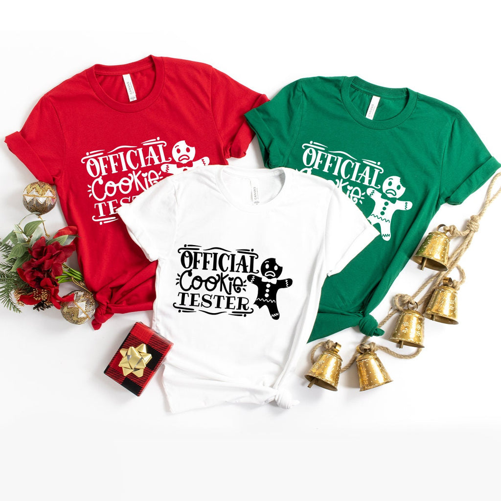 Christmas T Shirt, Offical Cookie Tester Shirts, Funny product image 4