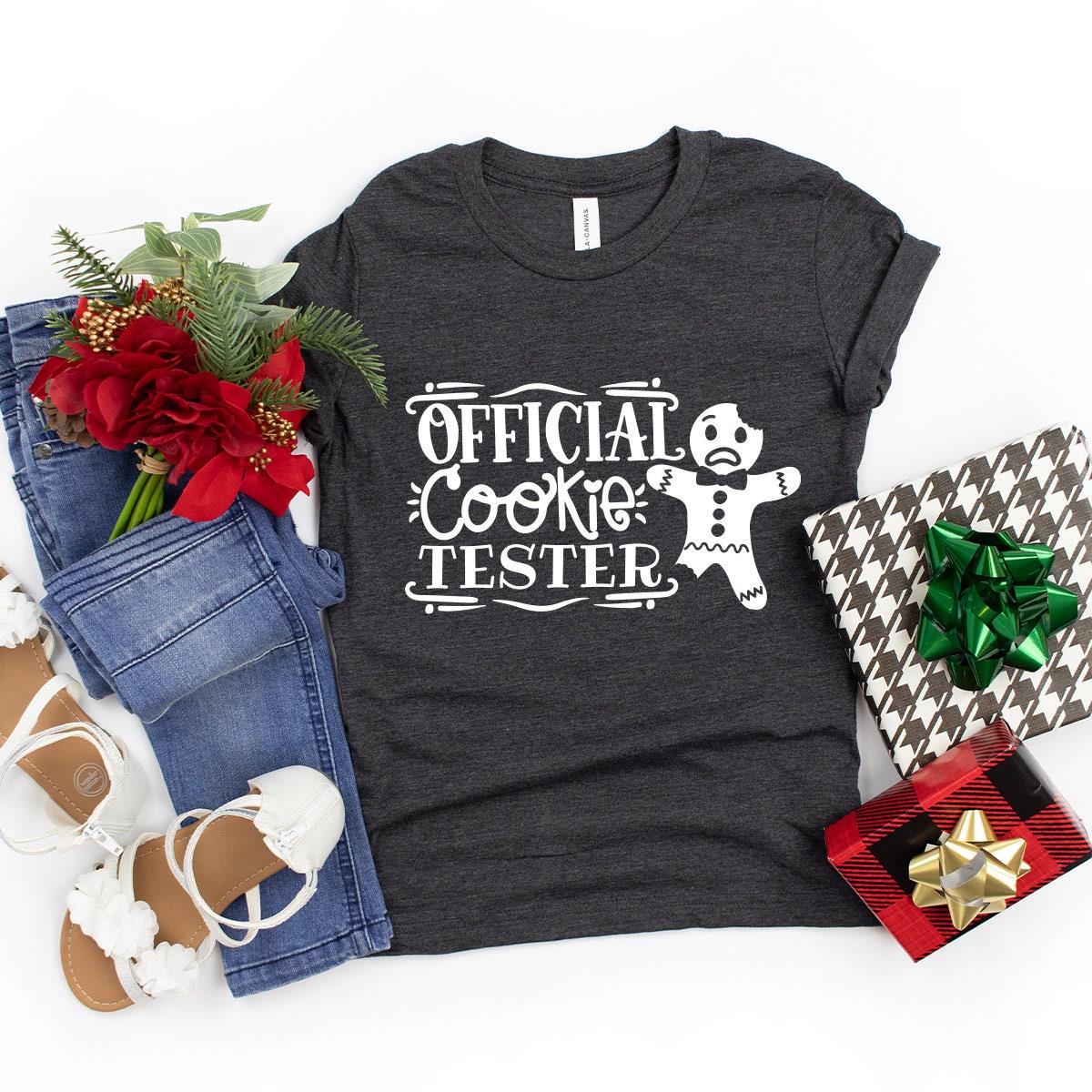 Christmas T Shirt, Offical Cookie Tester Shirts, Funny product image 5