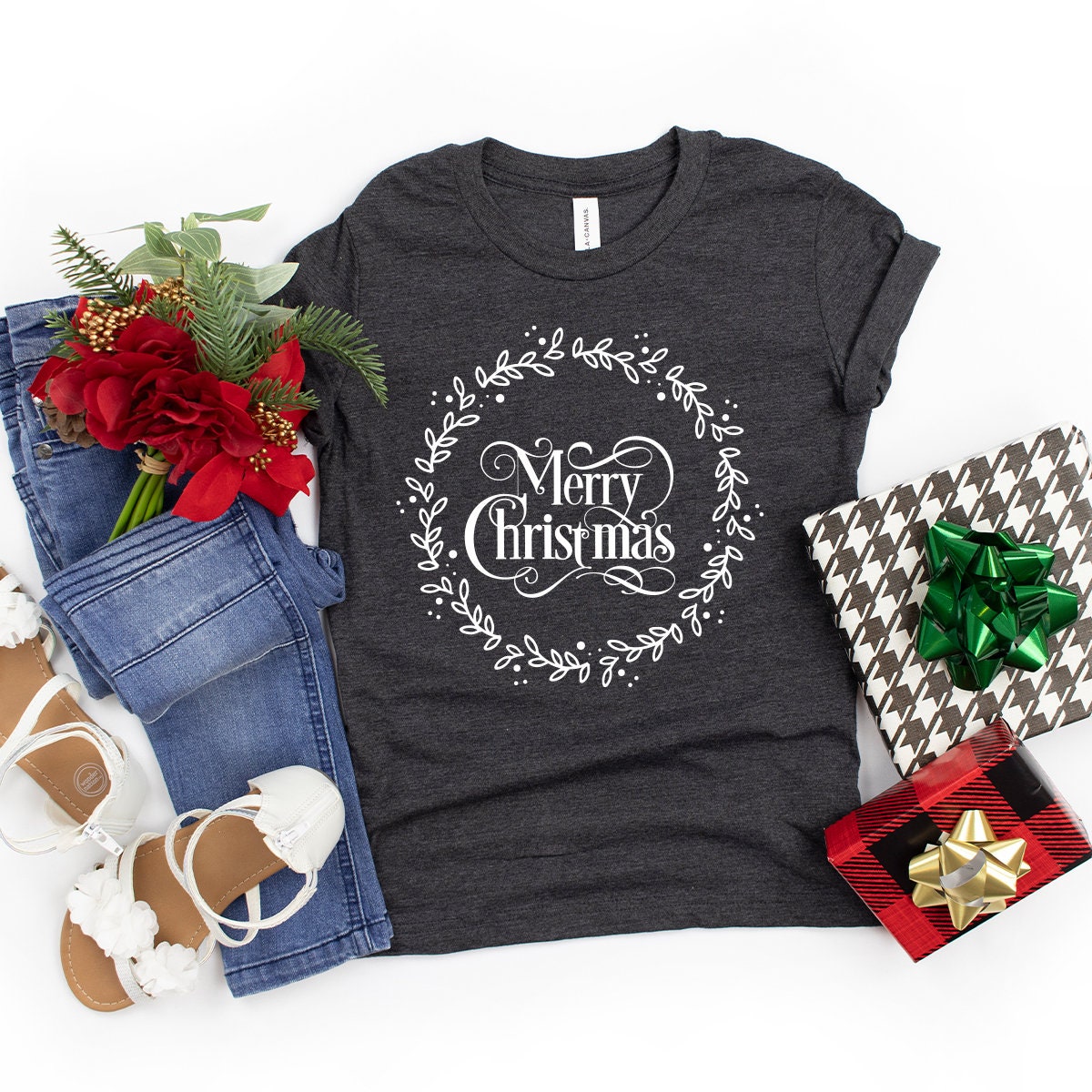 Merry Christmas Shirts, T Shirt, Pajamas, Xmas Party Gift product image 4