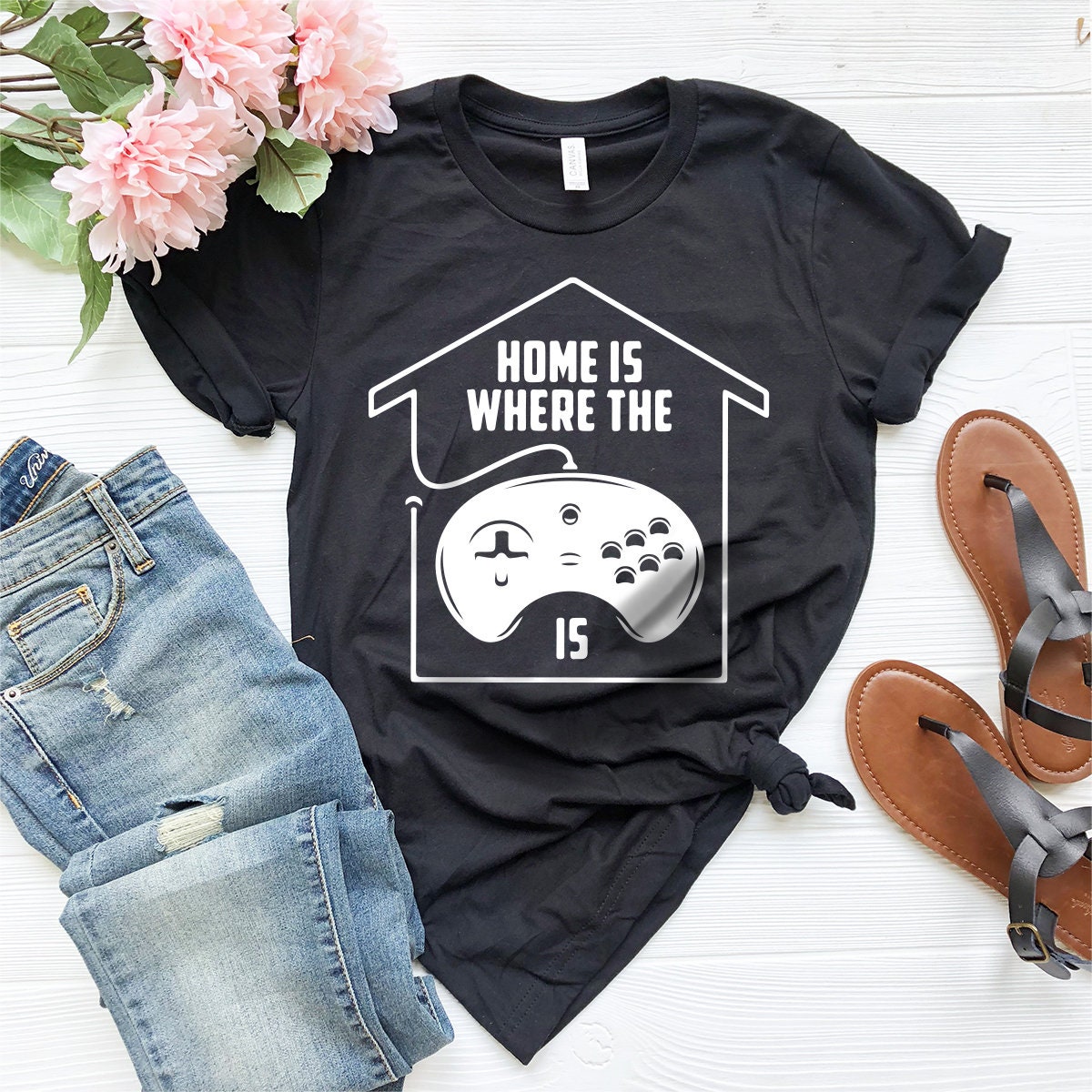 Funny Gamer Shirt, Gaming Game Controller With Saying product image 3