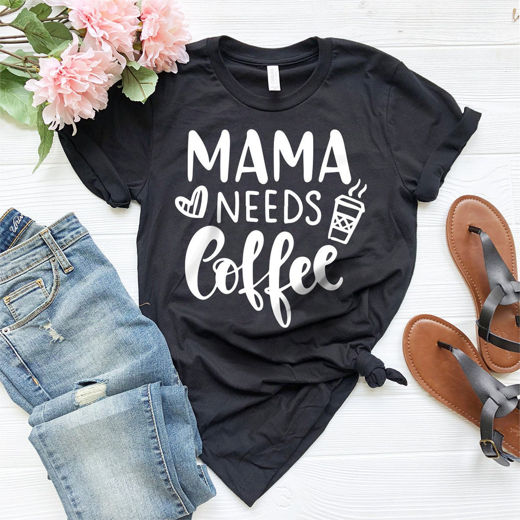 Mama Needs Coffee Shirt, Mom Funny Mother T Gift For product image 5