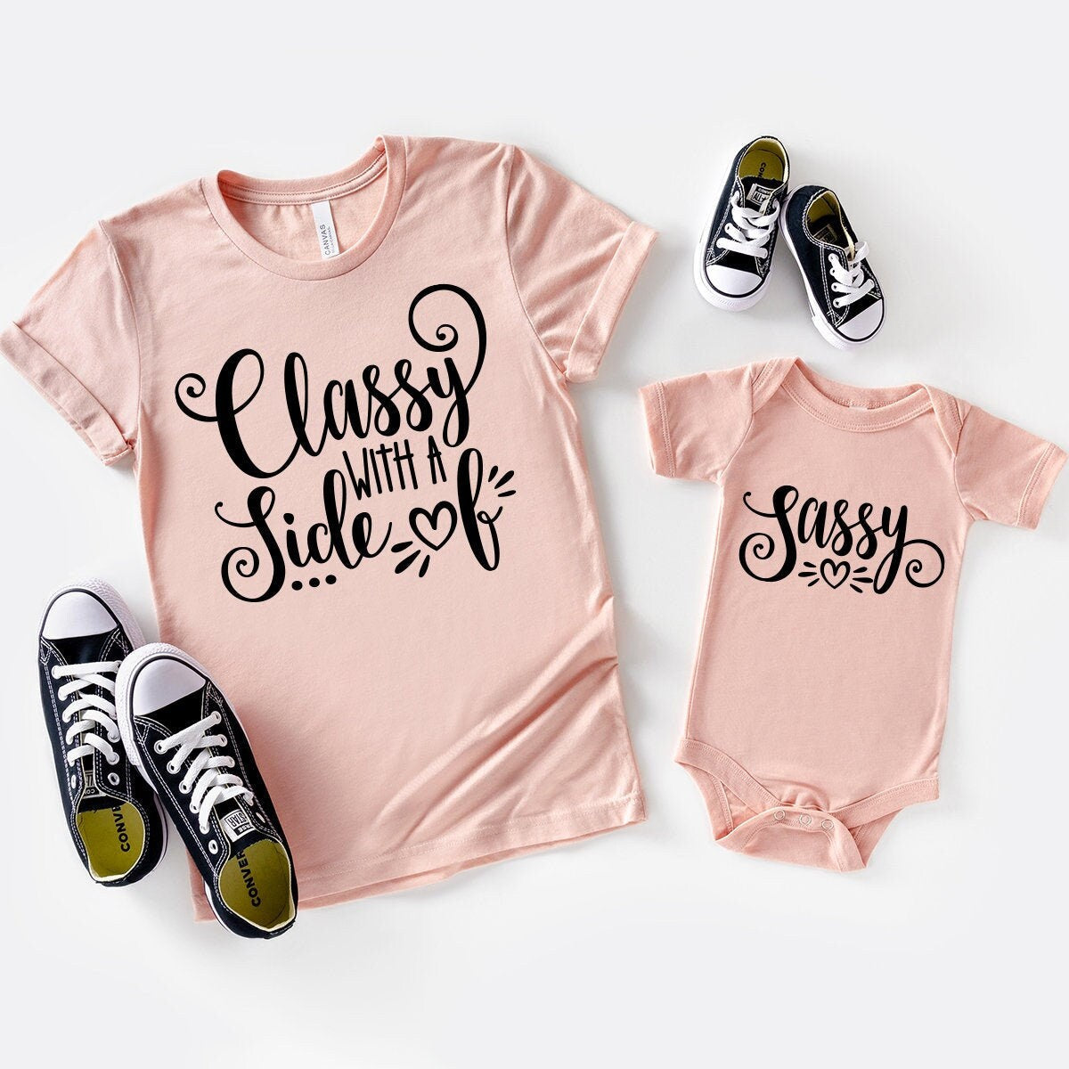 Sassy TShirt, Mama Girl Shirt, Matching Mom And Baby Tee product image 1