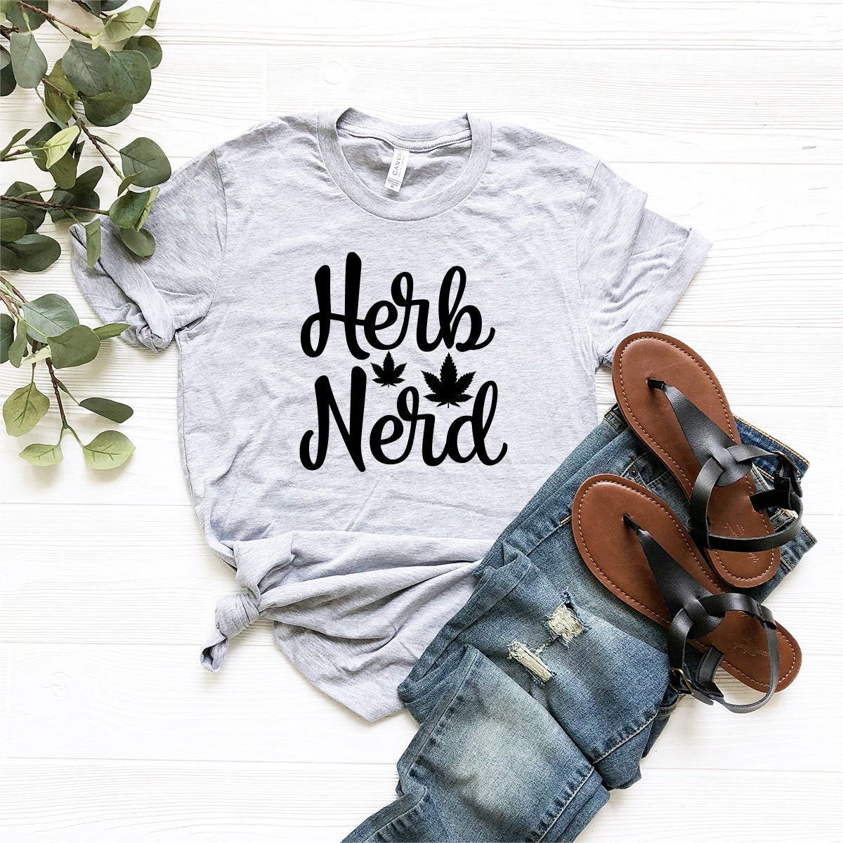 Herb Nerd Shirt, Weed T-shirt, Tee, Funny Marijuana product image 3
