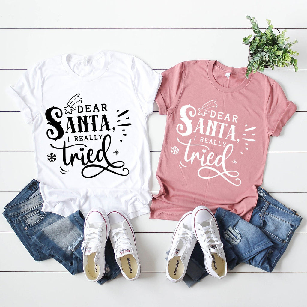 Funny Christmas Tee, T-Shirt, Pajamas, Dear Santa I Really product image 2