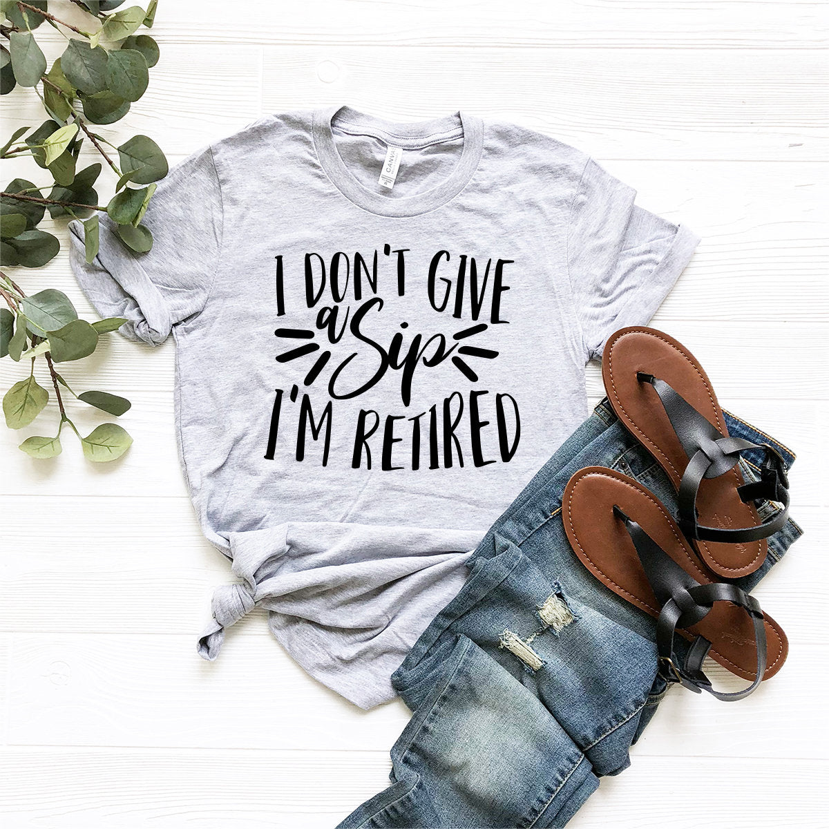 Retirement Party Shirt, Gift, Funny I Don't Give A Sip I'm product image 5
