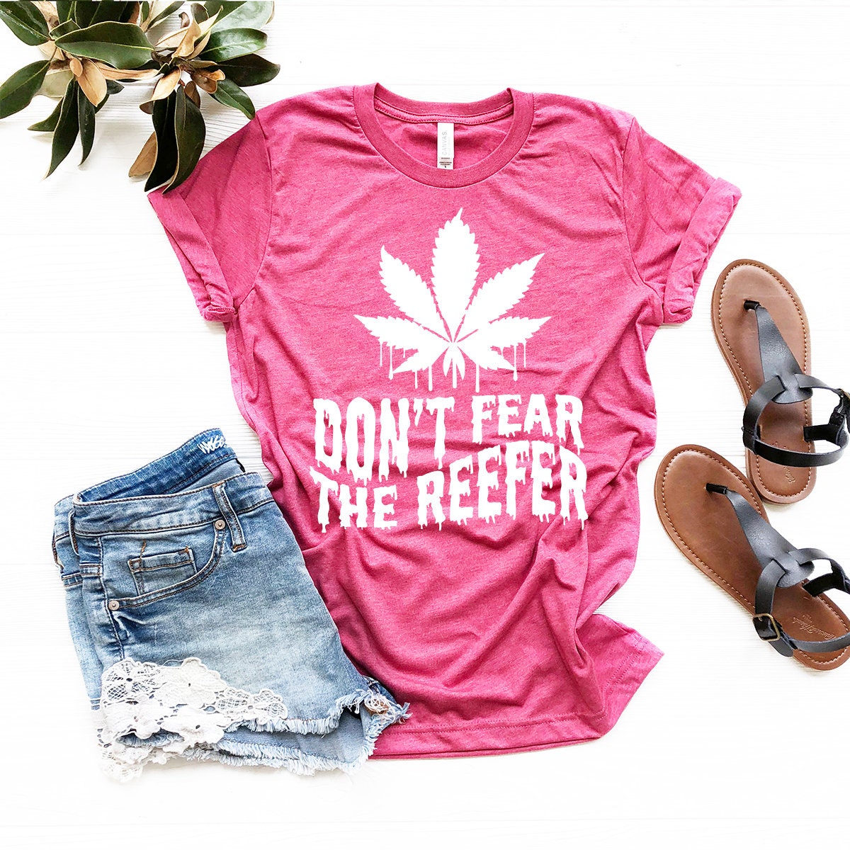 Weed T-Shirt, Cannabis Shirt, Don't Fear The Reefer product image 5