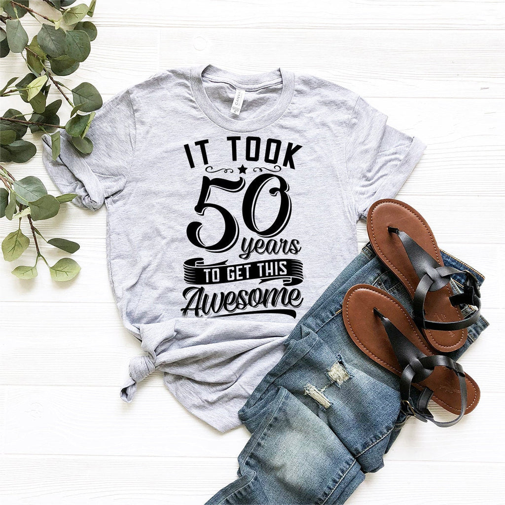 Funny Birthday Tshirt, Gift For 50 Old, 50th Shirt, Party product image 3