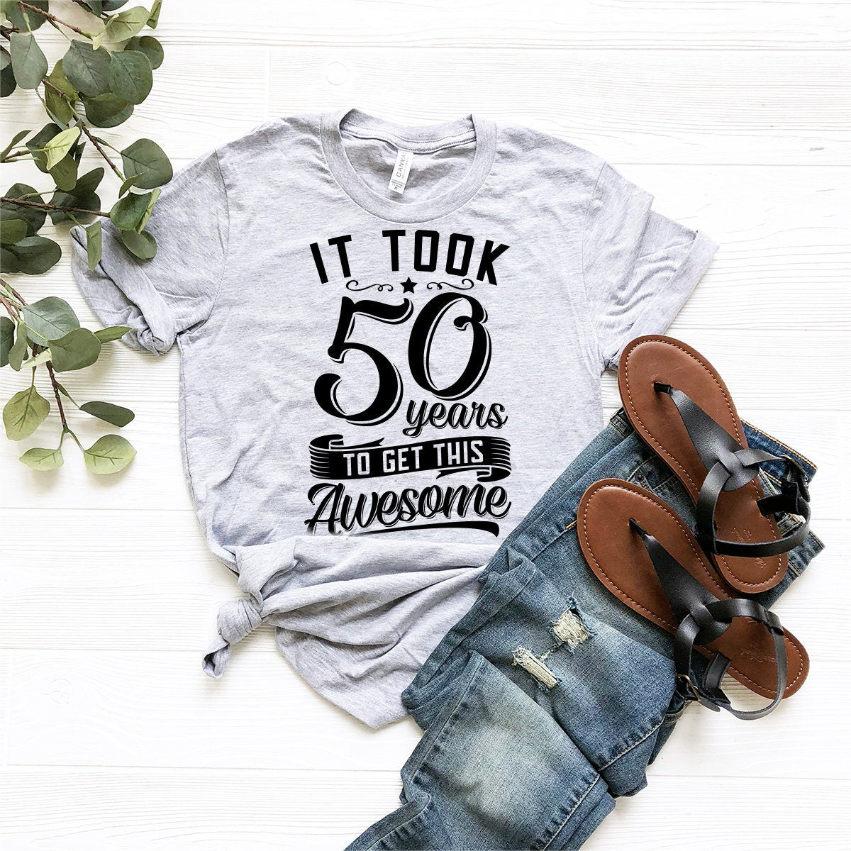 Funny Birthday Tshirt, Gift For 50 Old, 50th Shirt, Party product image 3