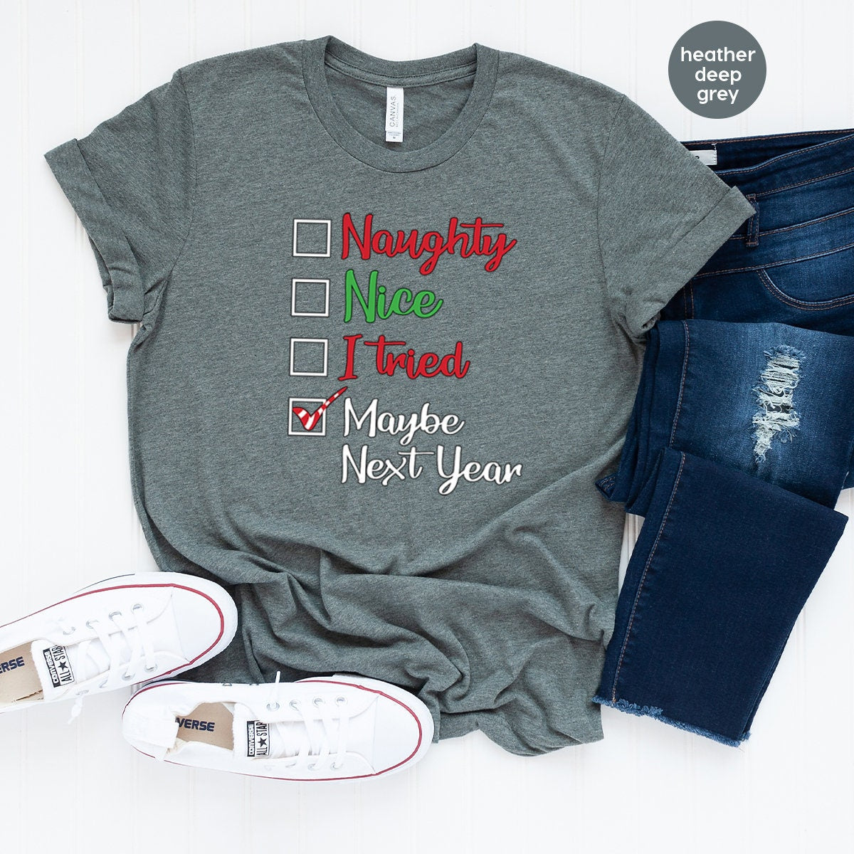 Maybe Next Year Shirt, Christmas 2023 Funny product image 5