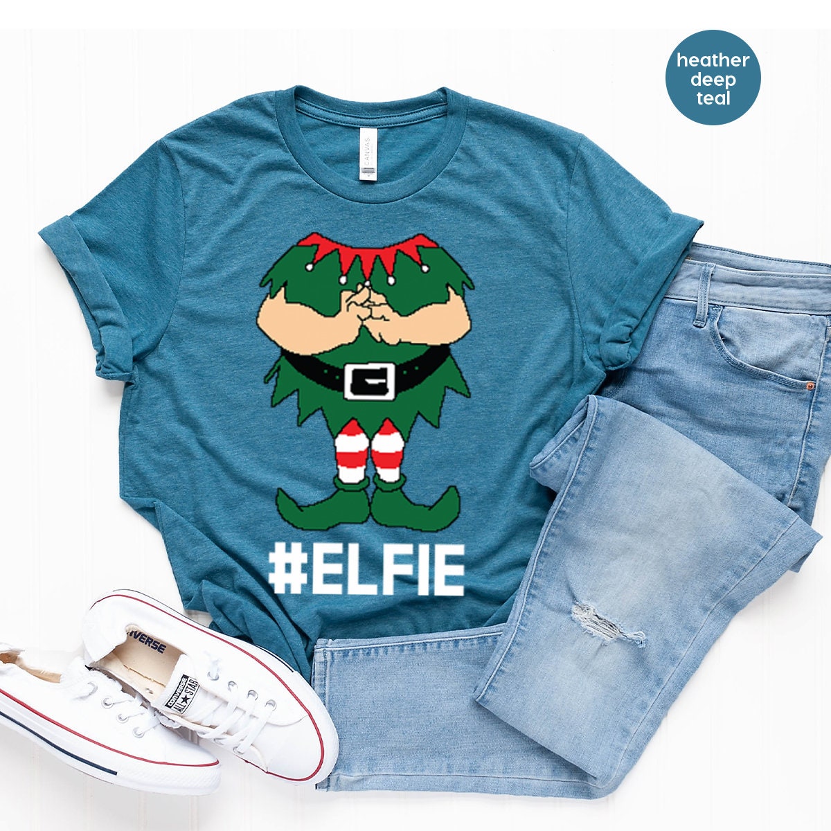 Christmas Shirt, Elf Funny Shirts, Elfie Xmas Party 2022 product image 4