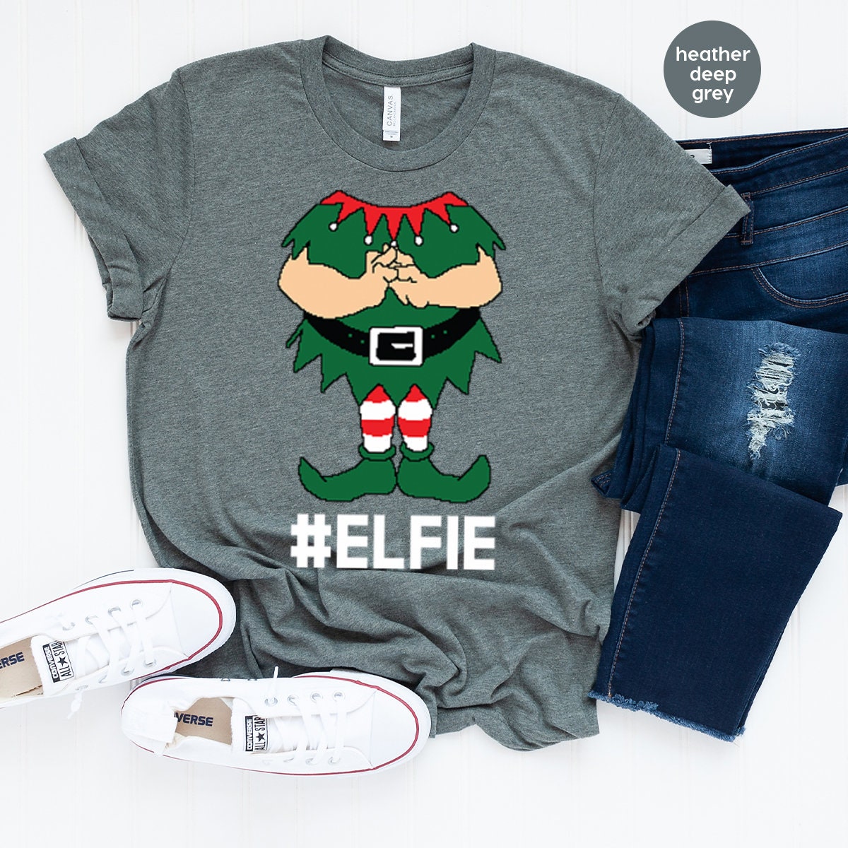 Christmas Shirt, Elf Funny Shirts, Elfie Xmas Party 2022 product image 5