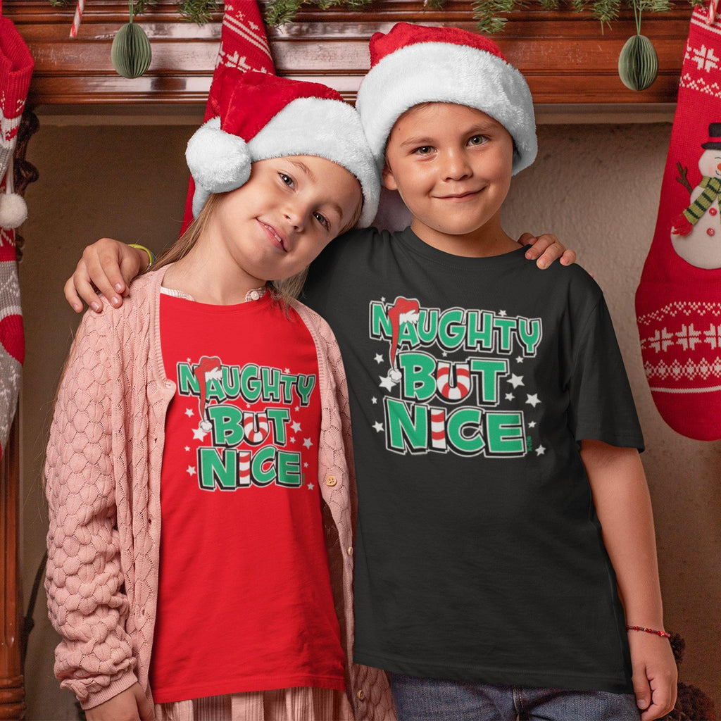 Naughty Nice Youth, Cute Christmas Shirt, Holiday Toddler product image 1