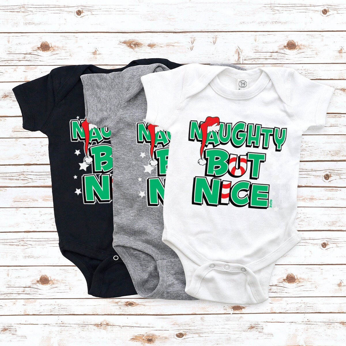 Naughty Nice Shirt, Cute Christmas Holiday Funny product image 5