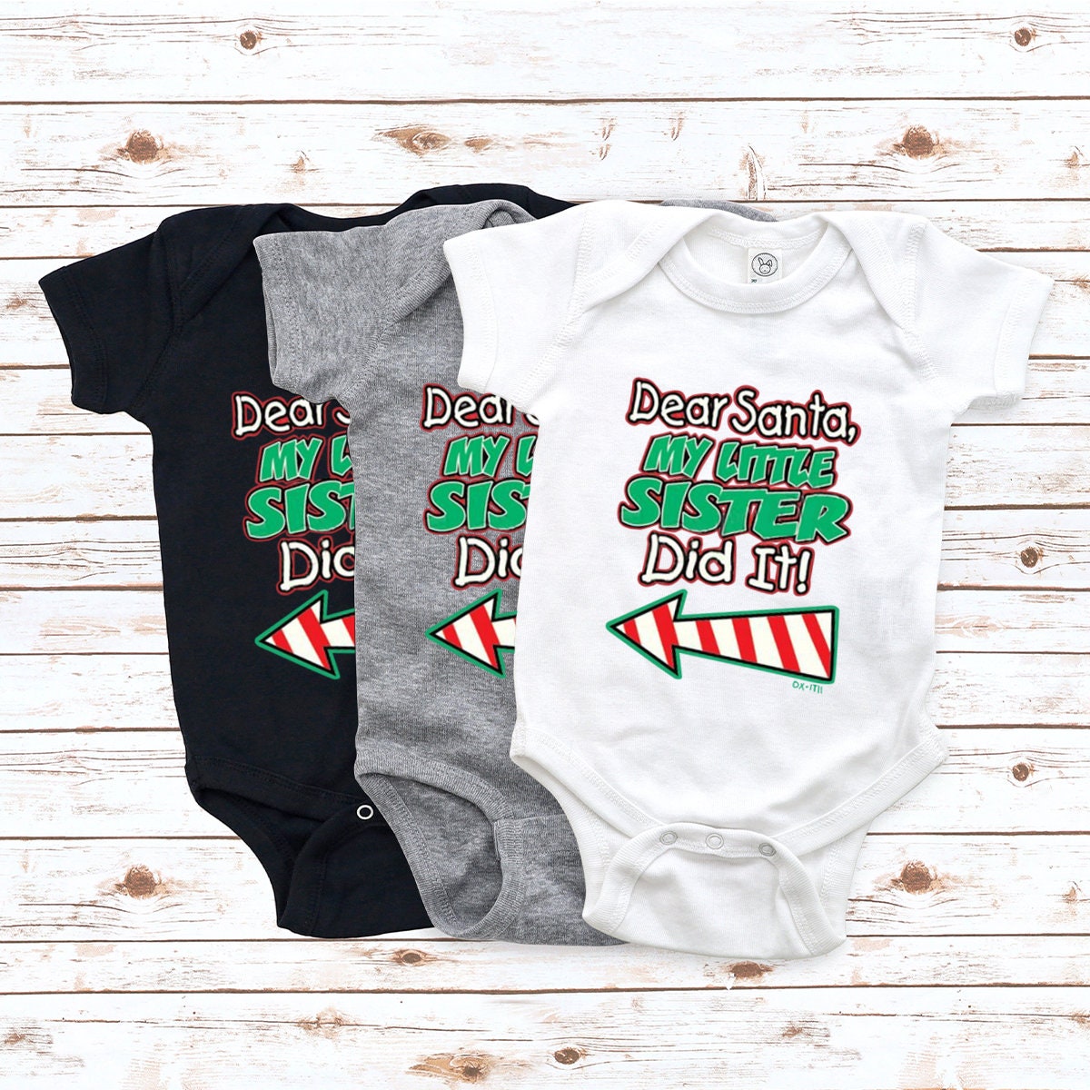 Family Christmas Tee, Shirt, Santa Gift For Kids, Dear My product image 3