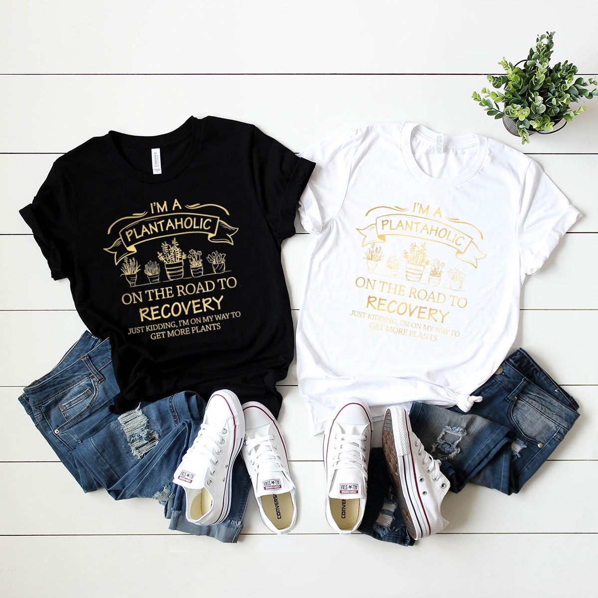 Plant Mom Shirt, Funny Gardening Gift, Lady TShirt product image 5