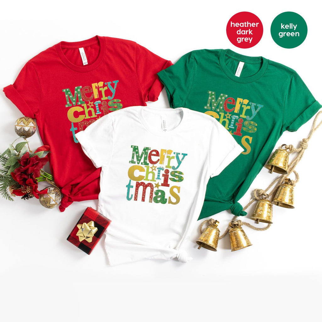 Merry Christmas Shirt, Cute 2024 Tee, New Year T T-Shirt product image 2