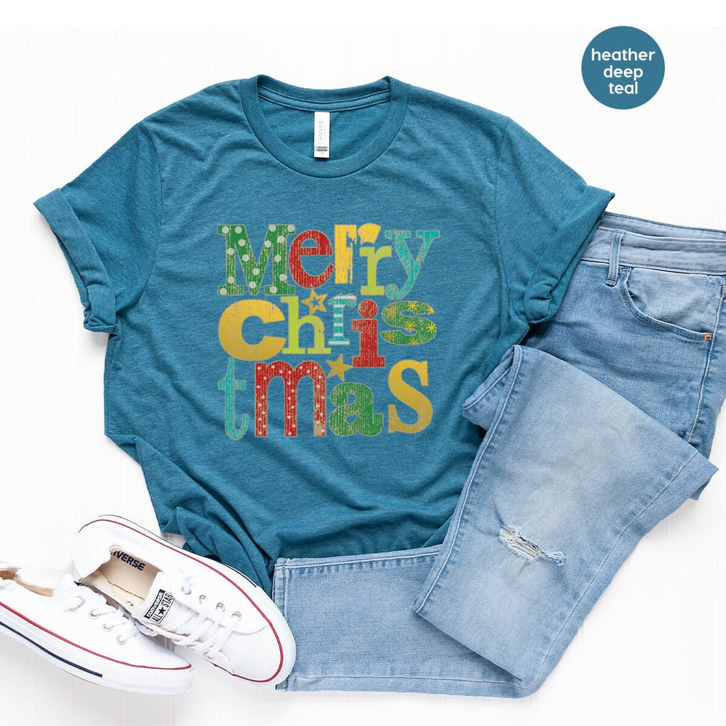 Merry Christmas Shirt, Cute 2024 Tee, New Year T T-Shirt product image 5