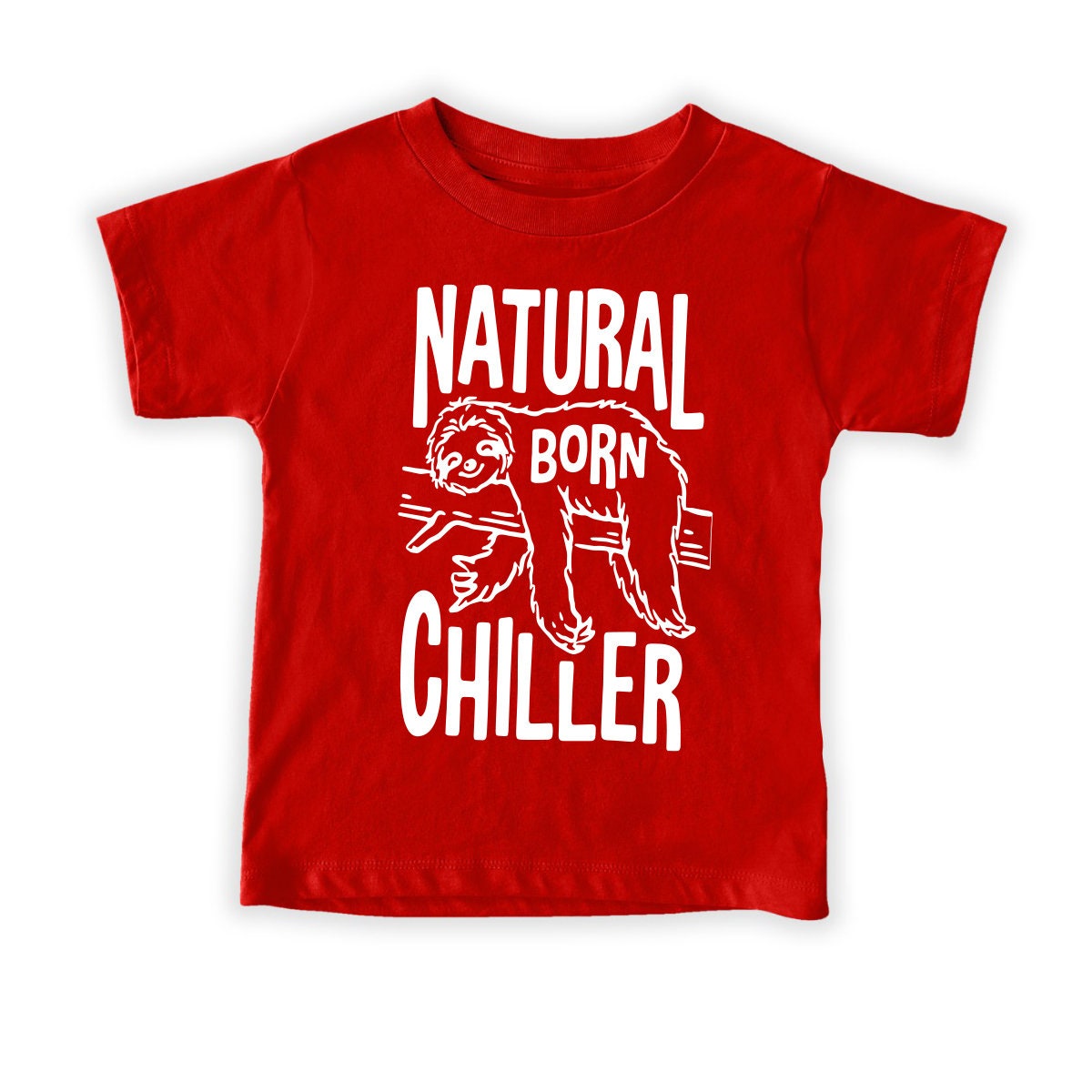 Sloth Lover Youth, Funny Natural Born Chiller, Animal Chill product image 2