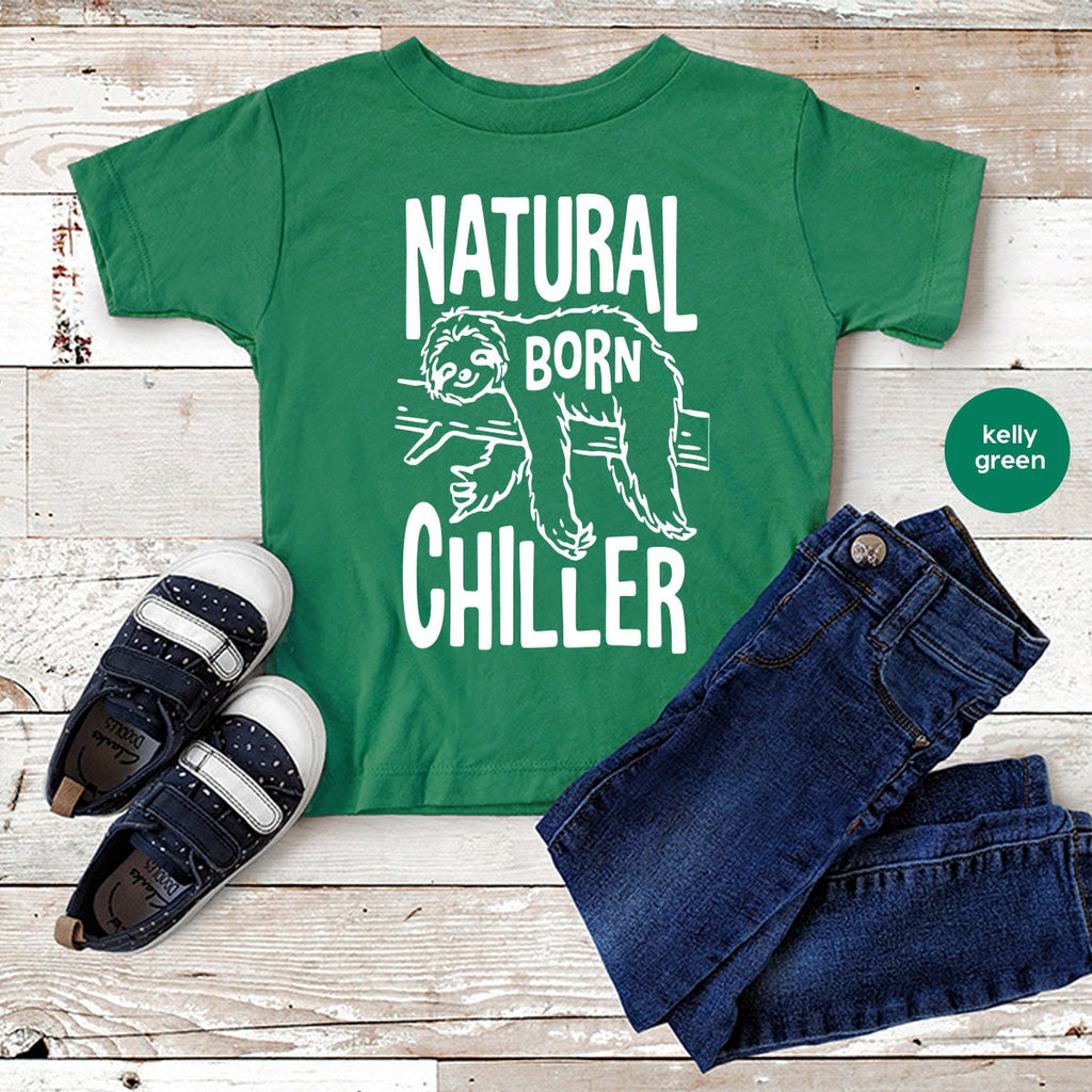 Sloth Lover Youth, Funny Natural Born Chiller, Animal Chill product image 3