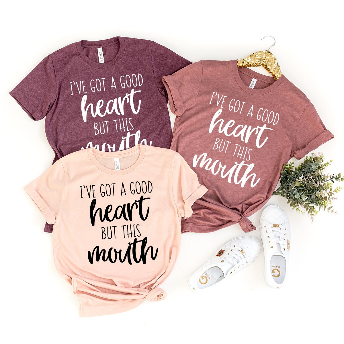 Funny Sarcastic Mom Shirt, Sassy and I've Got A Good Heart product image 1