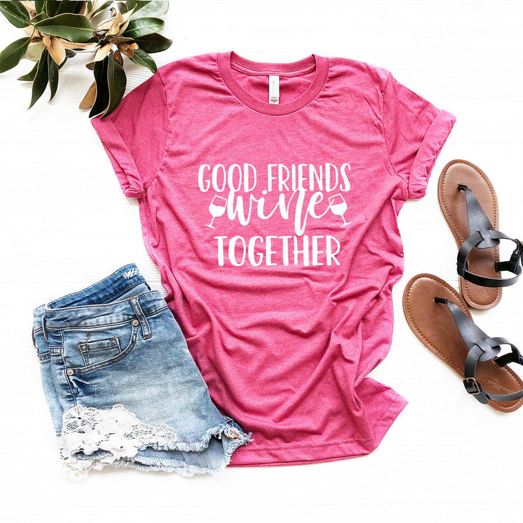 Funny Wine Shirt, Drinking Best Friend product image 2
