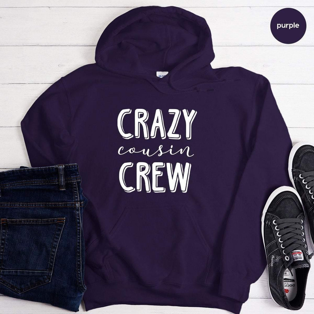 Crazy Cousin Crew Hoodie, Family Hoodies, Christmas Gift product image 5
