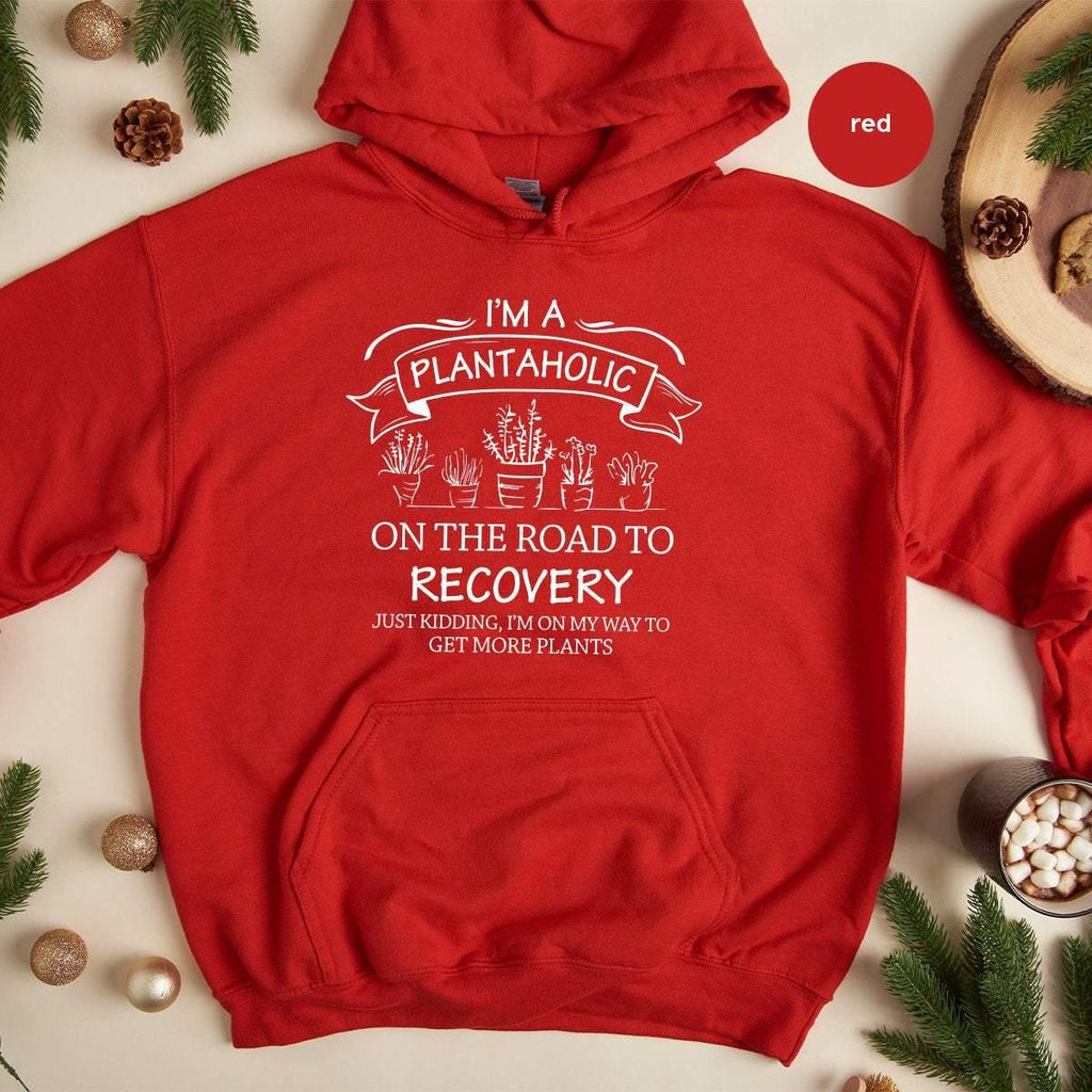 Plantaholic Hoodie, Plant Lady Based Gardener Gardening product image 5