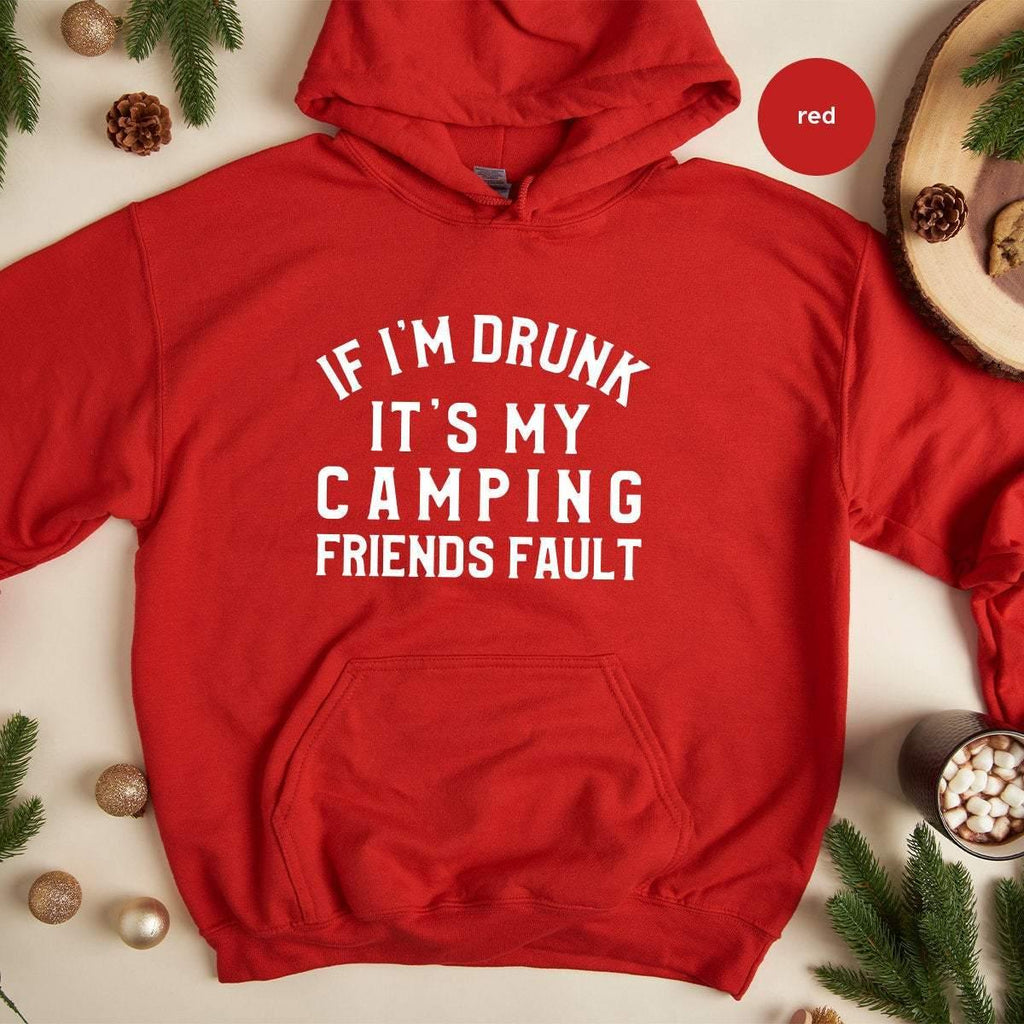 Drinking Friend Hoodie, If I'm Drunk It's My Camping product image 4
