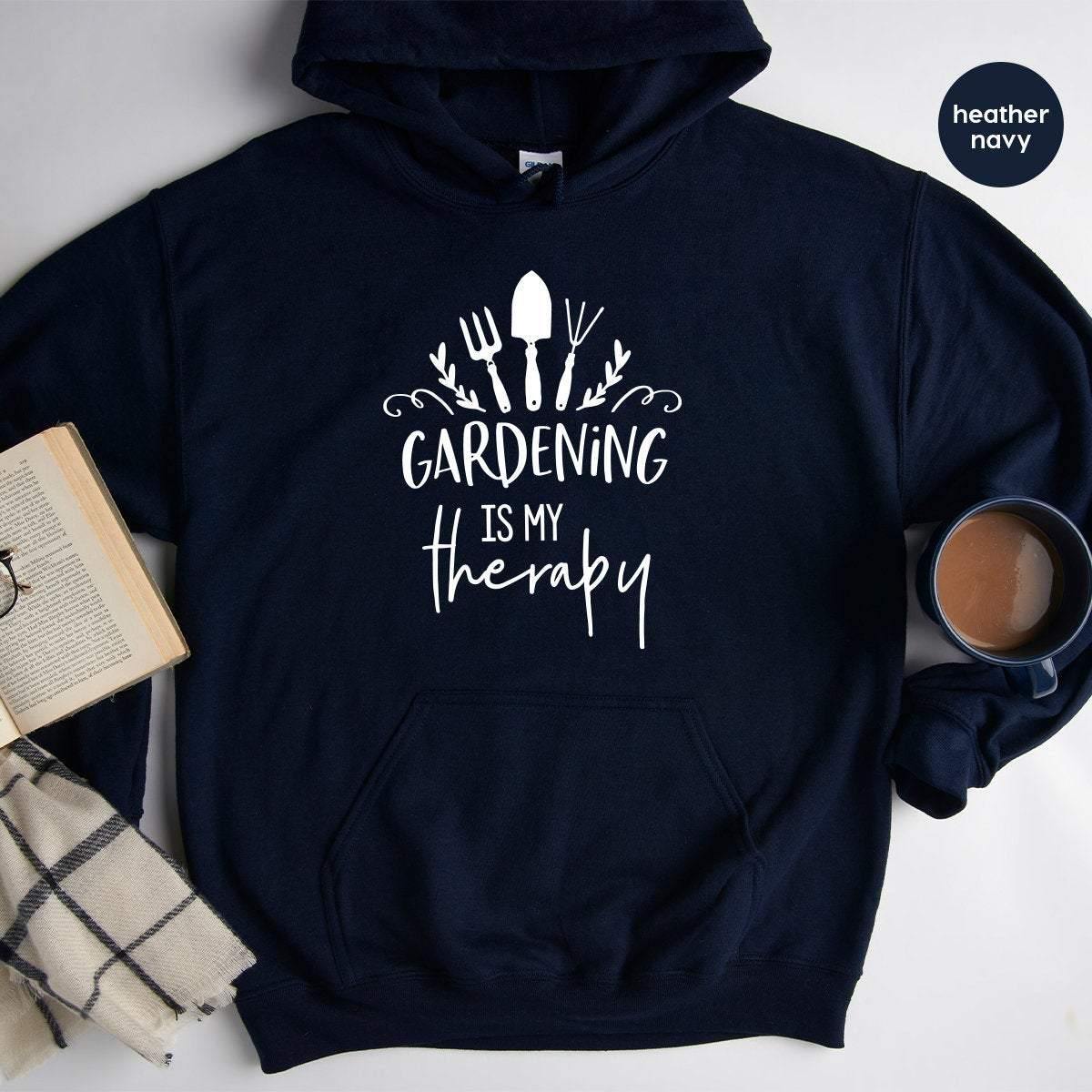Gardener Hoodie, Gardening Plant Based Lover Shirt, Is My product image 3