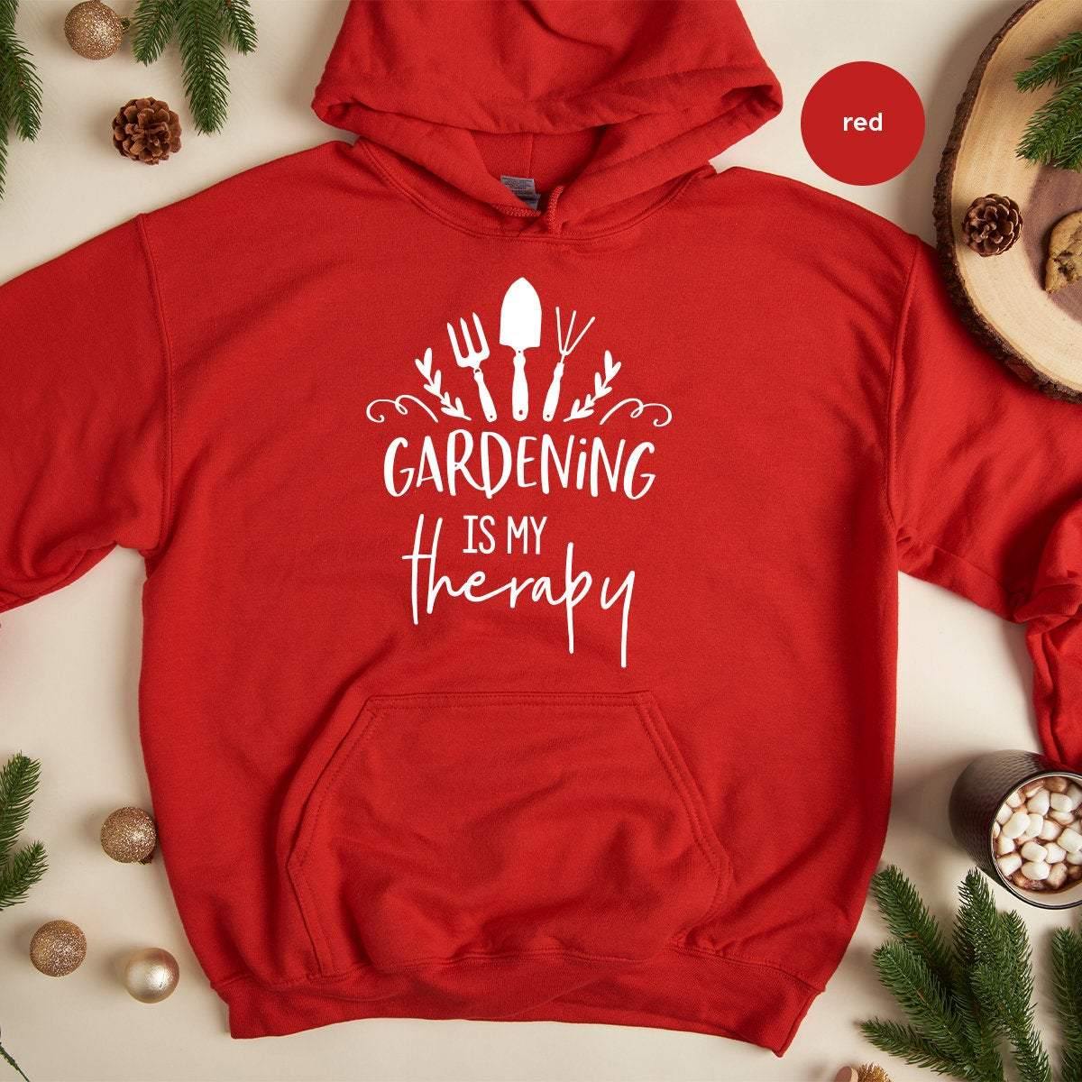 Gardener Hoodie, Gardening Plant Based Lover Shirt, Is My product image 5