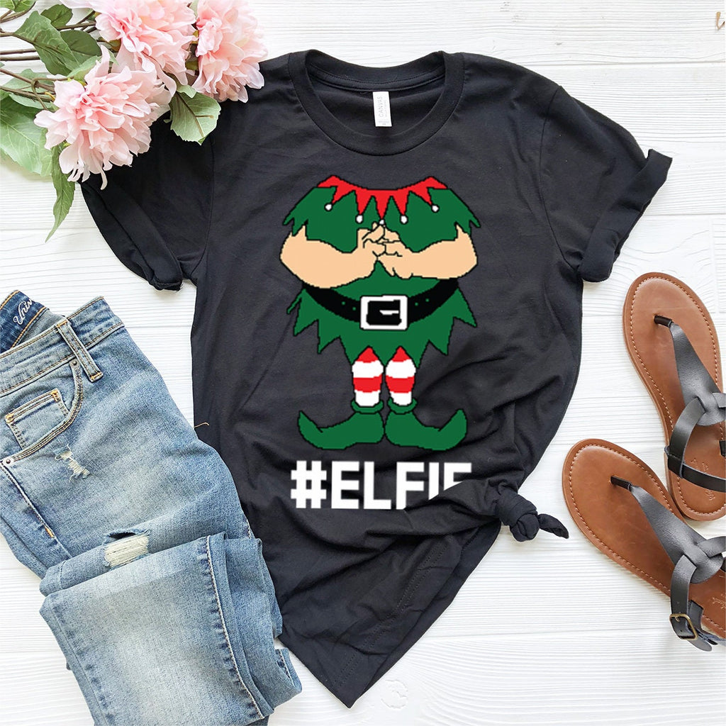 Christmas Shirt, Elf Funny Shirts, Elfie Xmas Party 2022 product image 2