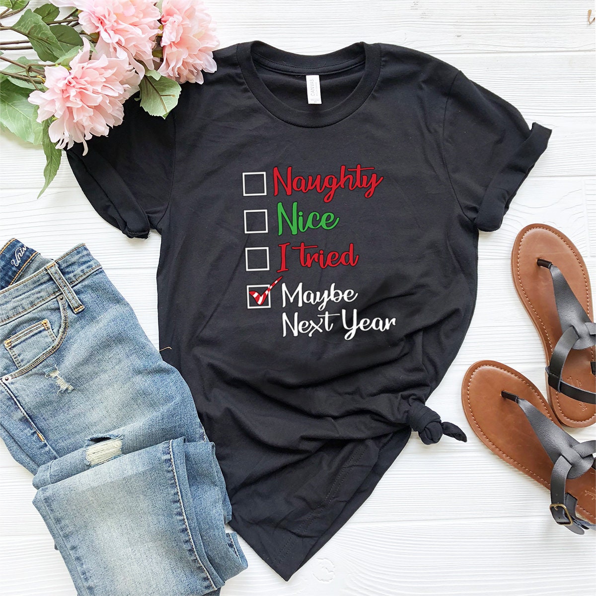 Maybe Next Year Shirt, Christmas 2023 Funny product image 3