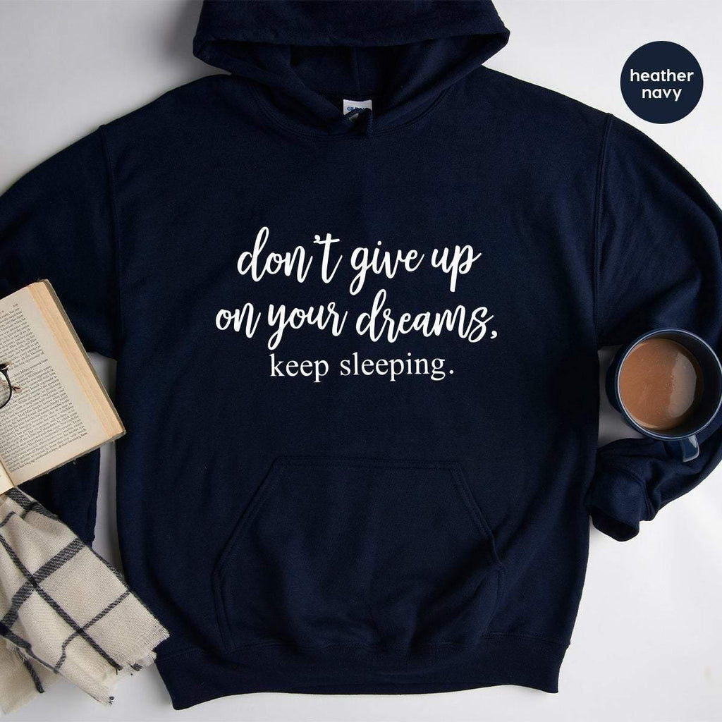 Sarcastic Hoodie, Humor Sleepy Hoddie, Funny Lazy Don't product image 3