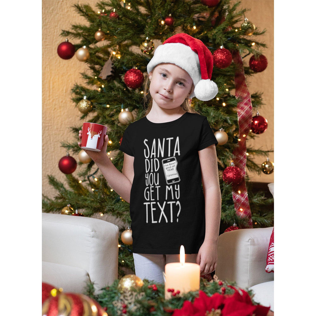 Christmas Toddler, Funny Tee, Santa Youth, T Shirt, Did You product image 1
