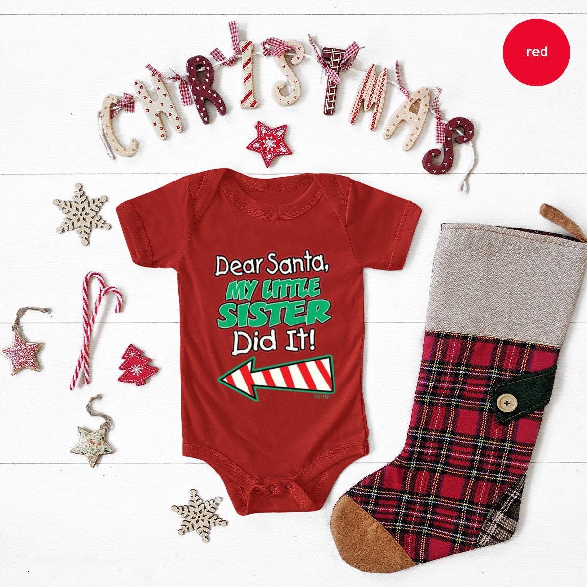 Family Christmas Tee, Shirt, Santa Gift For Kids, Dear My product image 5