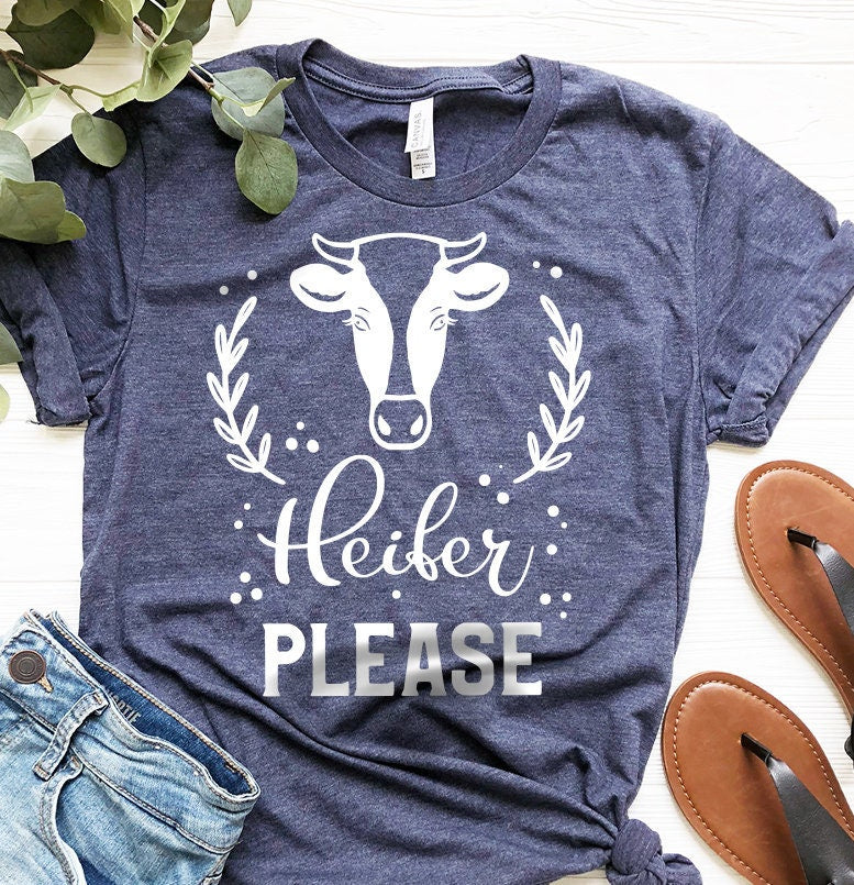 Heifer T-Shirt, Please Shirt, Cow T Country Barn Life Lover product image 3