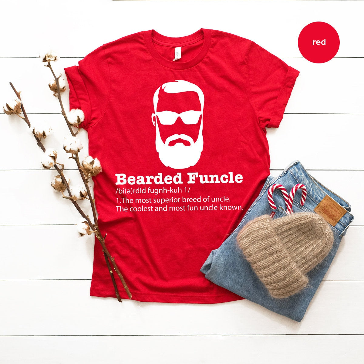 Bearded Funcle Shirt, Funny Uncle Definition Family product image 4