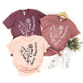 Choose Happiness T-Shirt, Flower Girls Shirt, Wildflower product image 1